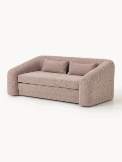 Divano letto 2 posti in bouclé Eliot