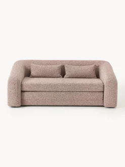 Divano letto 2 posti in bouclé Eliot