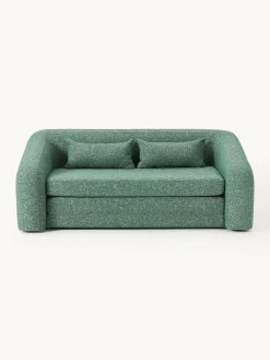 Divano letto 2 posti in bouclé Eliot
