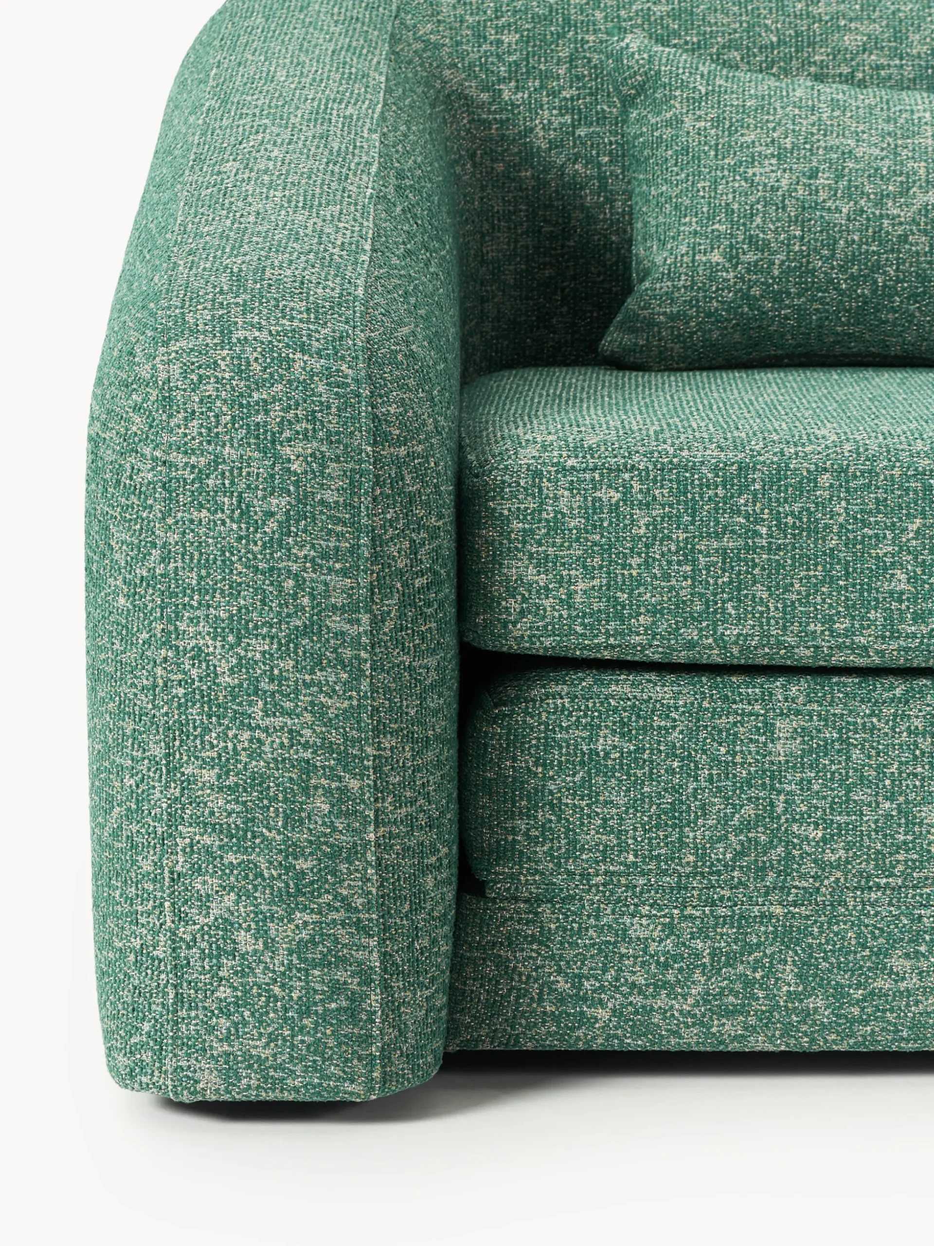 Divano letto 2 posti in bouclé Eliot