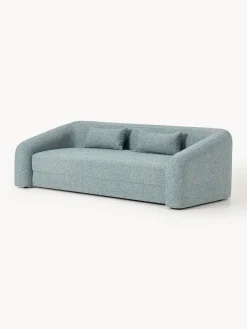 Divano letto 3 posti in bouclé Eliot