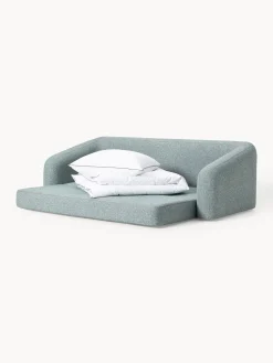 Divano letto 3 posti in bouclé Eliot