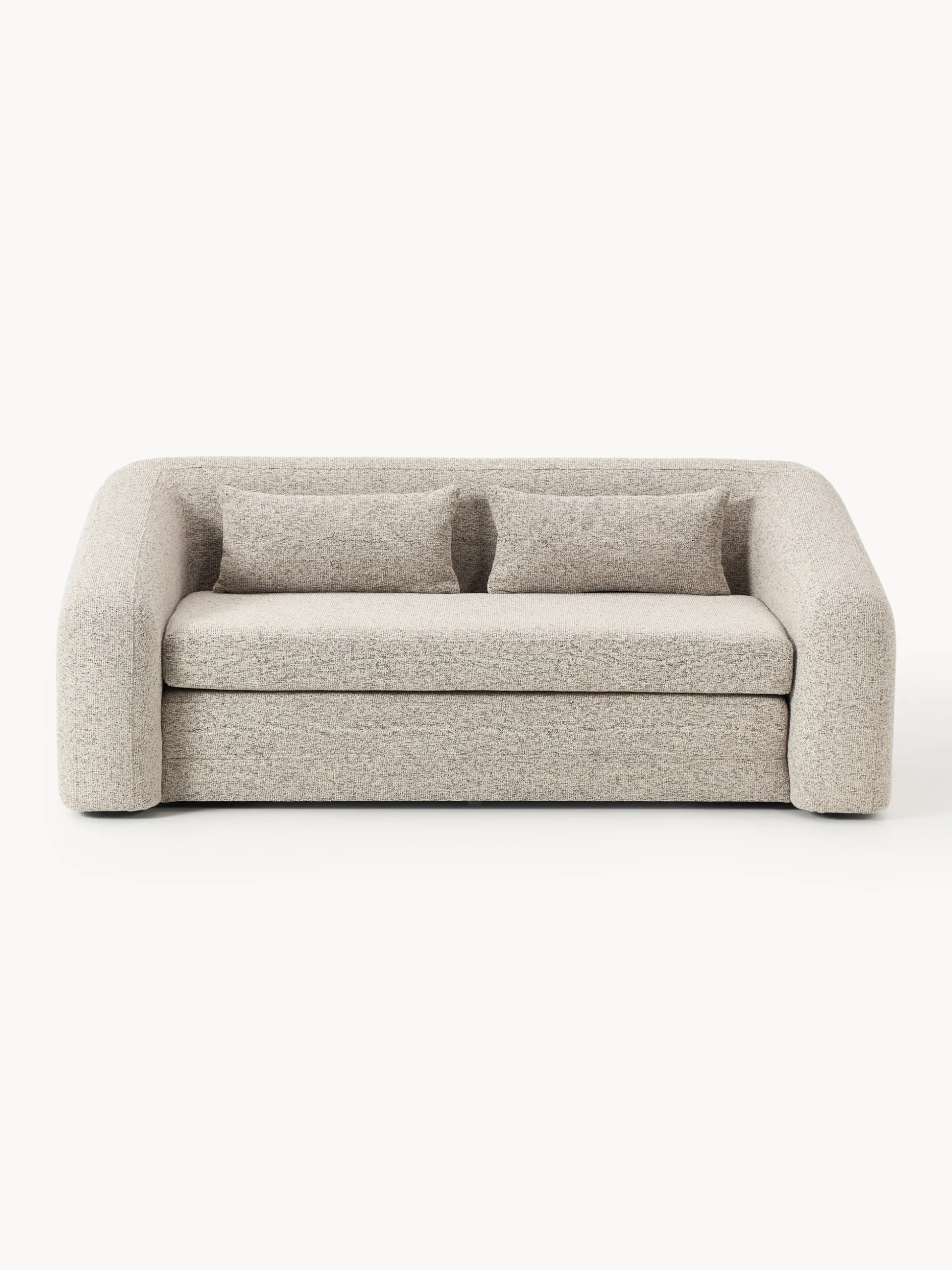 Divano letto 2 posti in bouclé Eliot