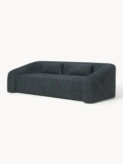 Divano letto 3 posti in teddy-bouclé Eliot