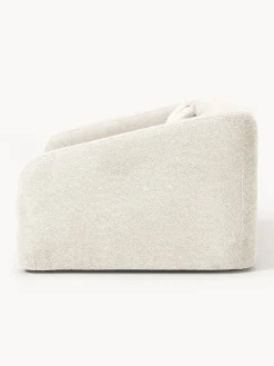 Divano letto 2 posti in teddy-bouclé Eliot