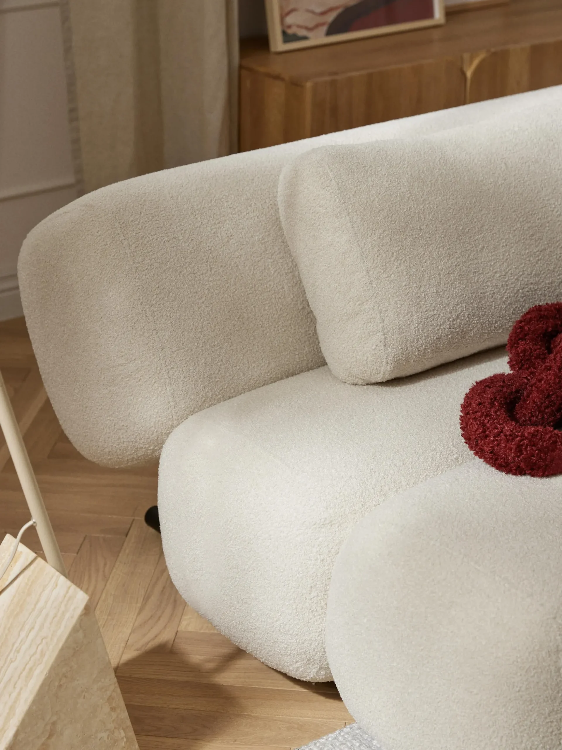 Divano letto 3 posti in teddy Caterpillar