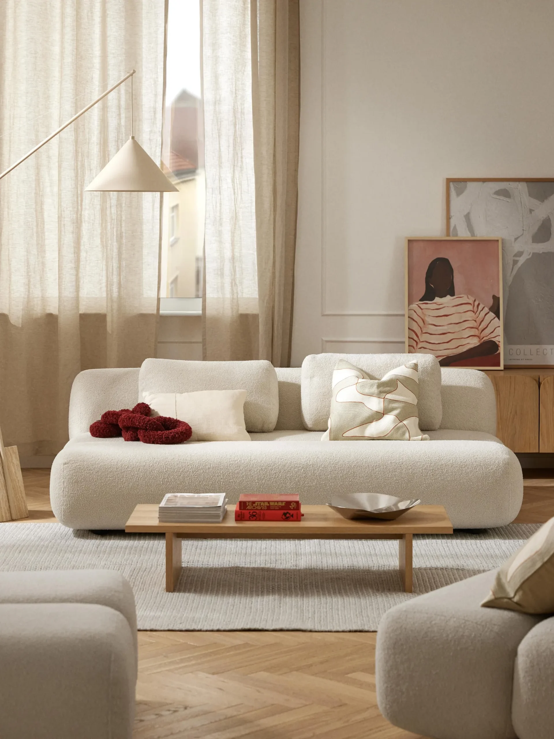 Divano letto 3 posti in teddy Caterpillar