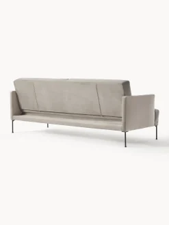 Divano letto 3 posti in velluto Fluente