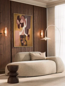 Divano 2 posti con chaise longue Wolke