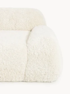 Divano 2 posti con chaise longue in teddy Wolke