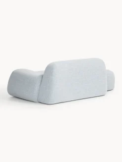 Divano 2 posti in bouclé con chaise longue Wolke