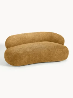 Divano 2 posti in teddy bouclé Alba