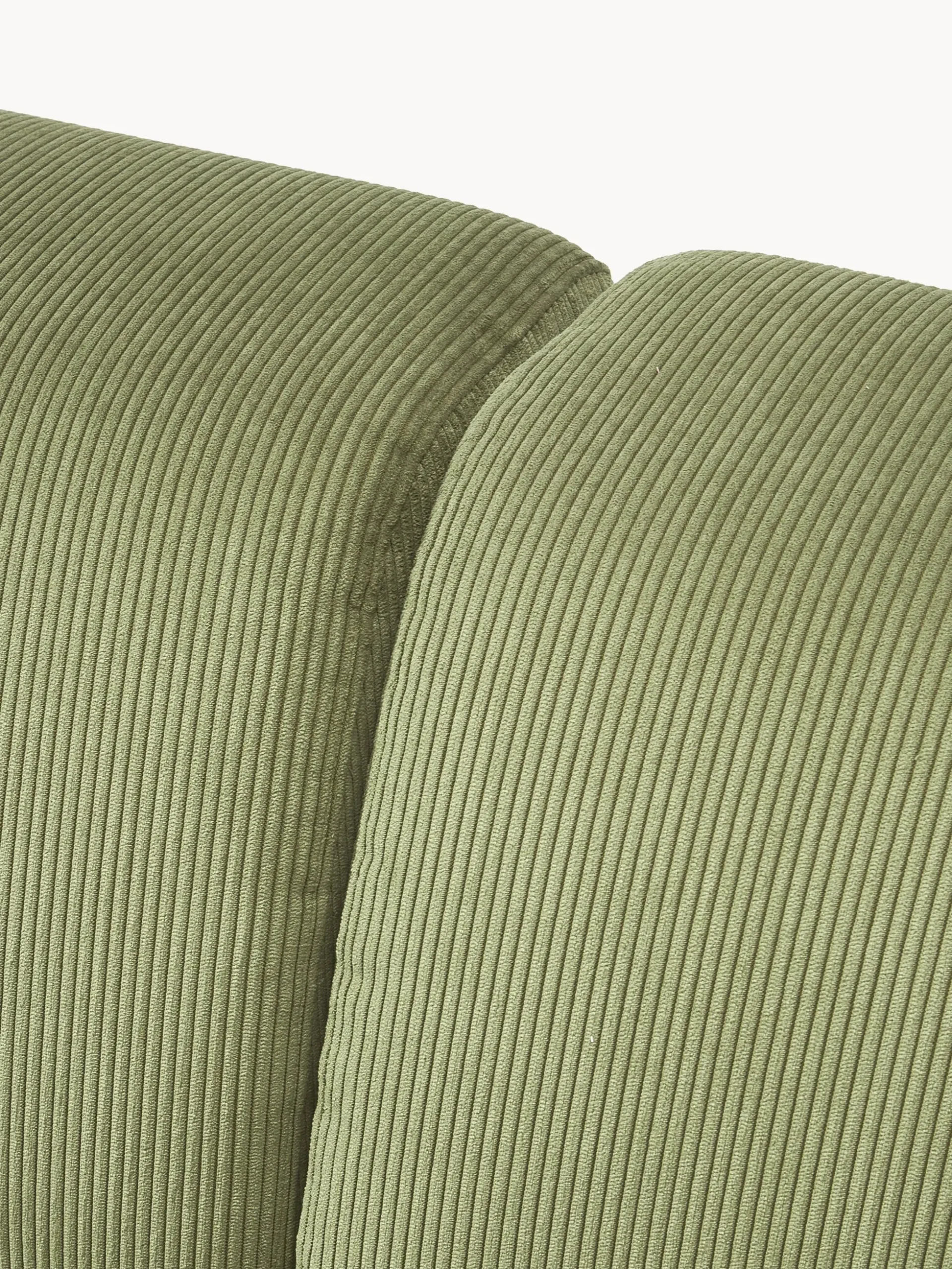 Divano 2 posti in velluto a coste Melva