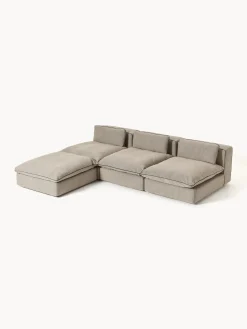 Divano XL componibile con poggiapiedi Felix (sinistra/destra)