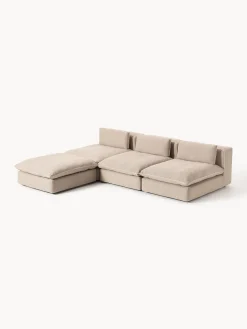 Divano XL componibile con poggiapiedi Felix (sinistra/destra)