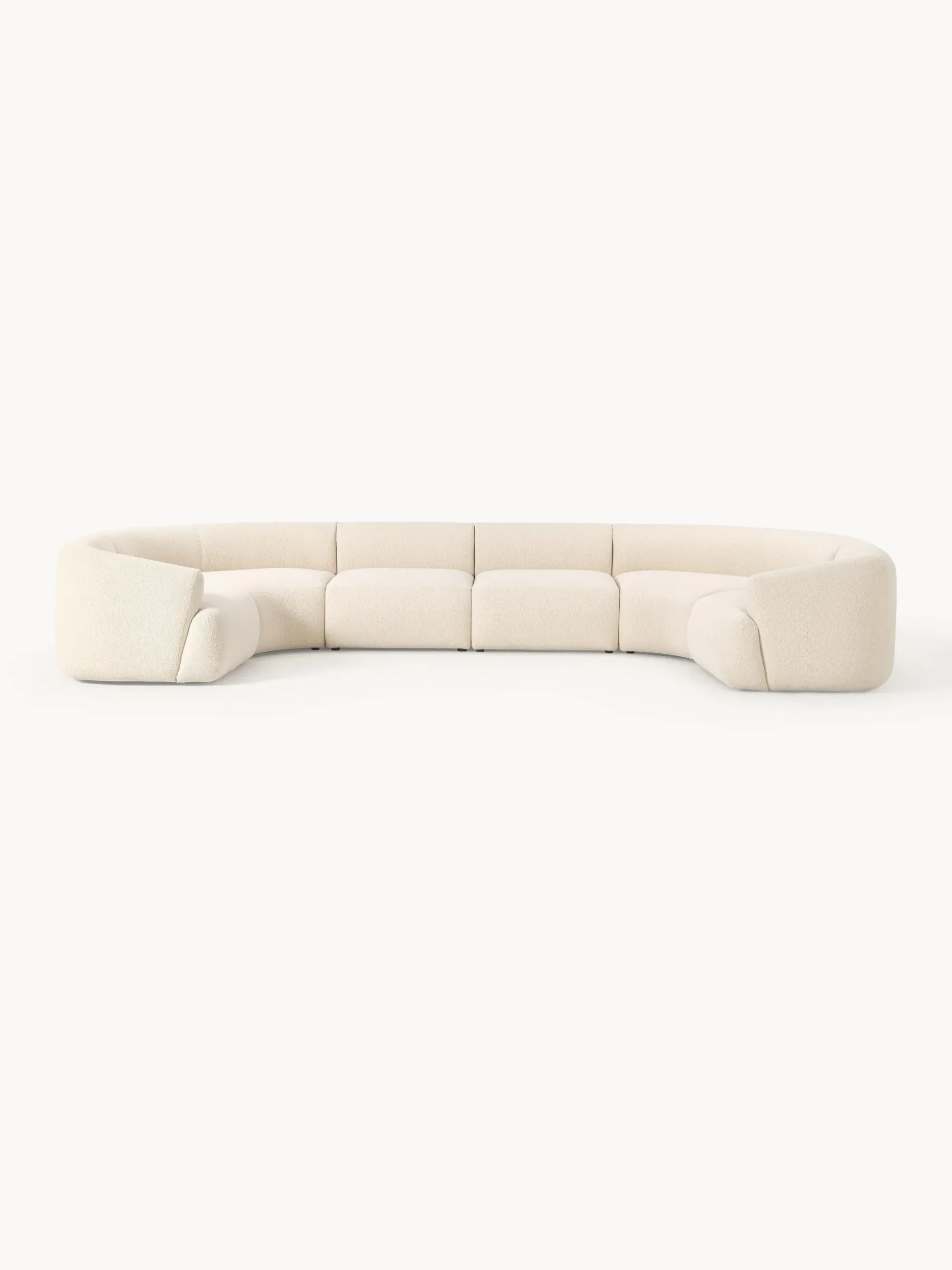 Divano XL componibile in bouclé Sofia