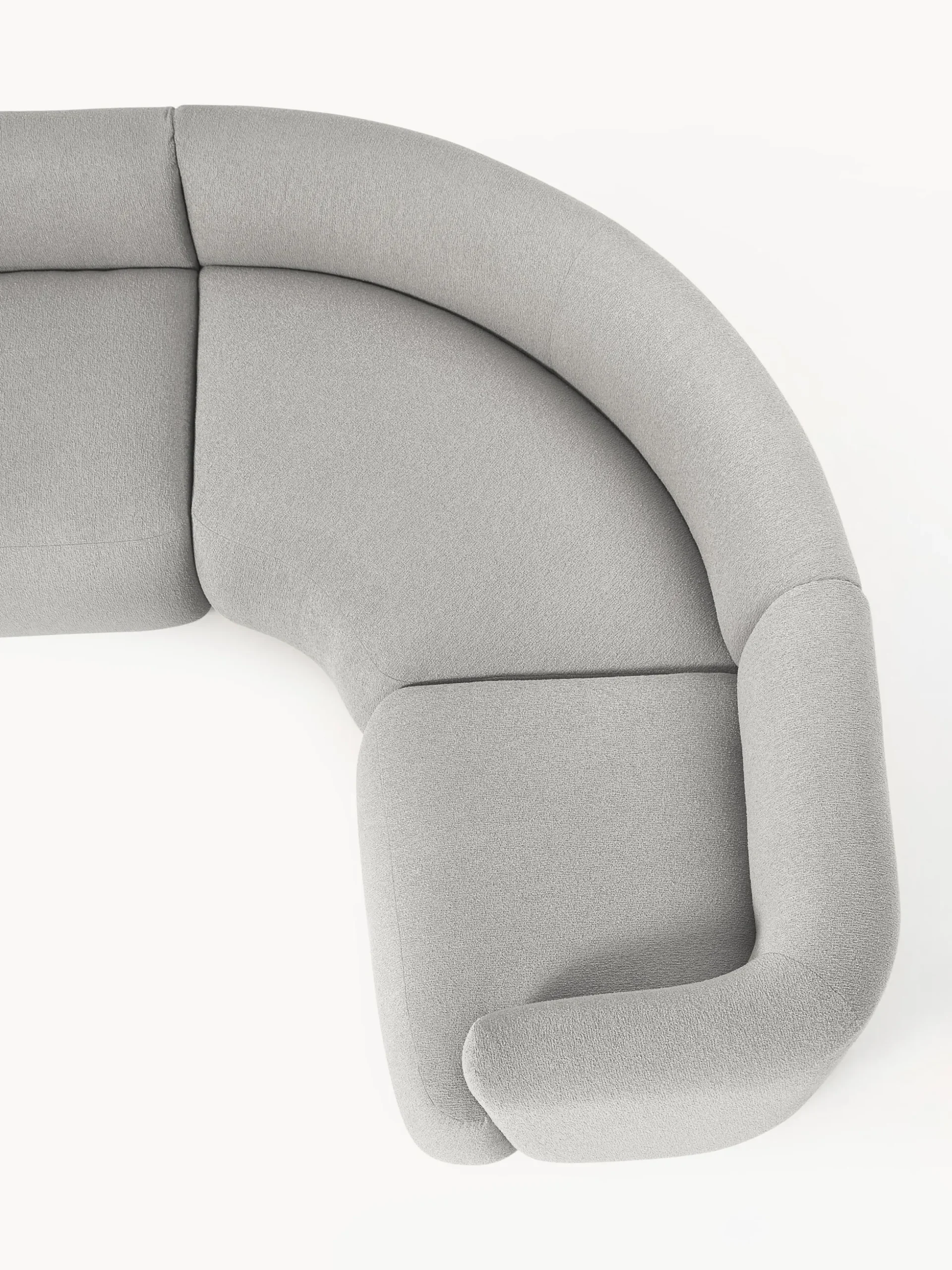 Divano XL componibile in bouclé Sofia