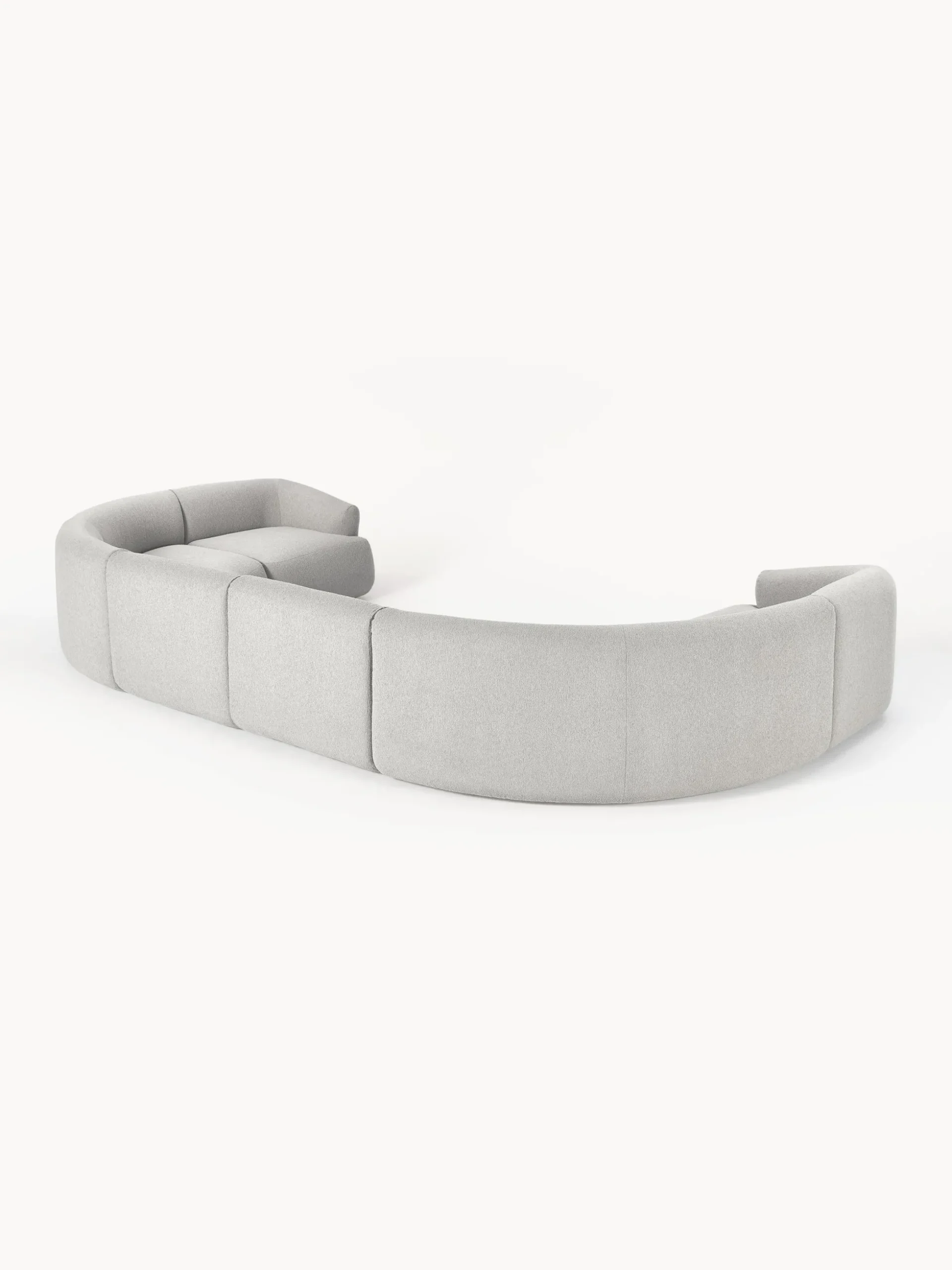 Divano XL componibile in bouclé Sofia
