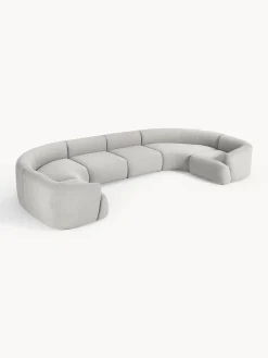 Divano XL componibile in bouclé Sofia