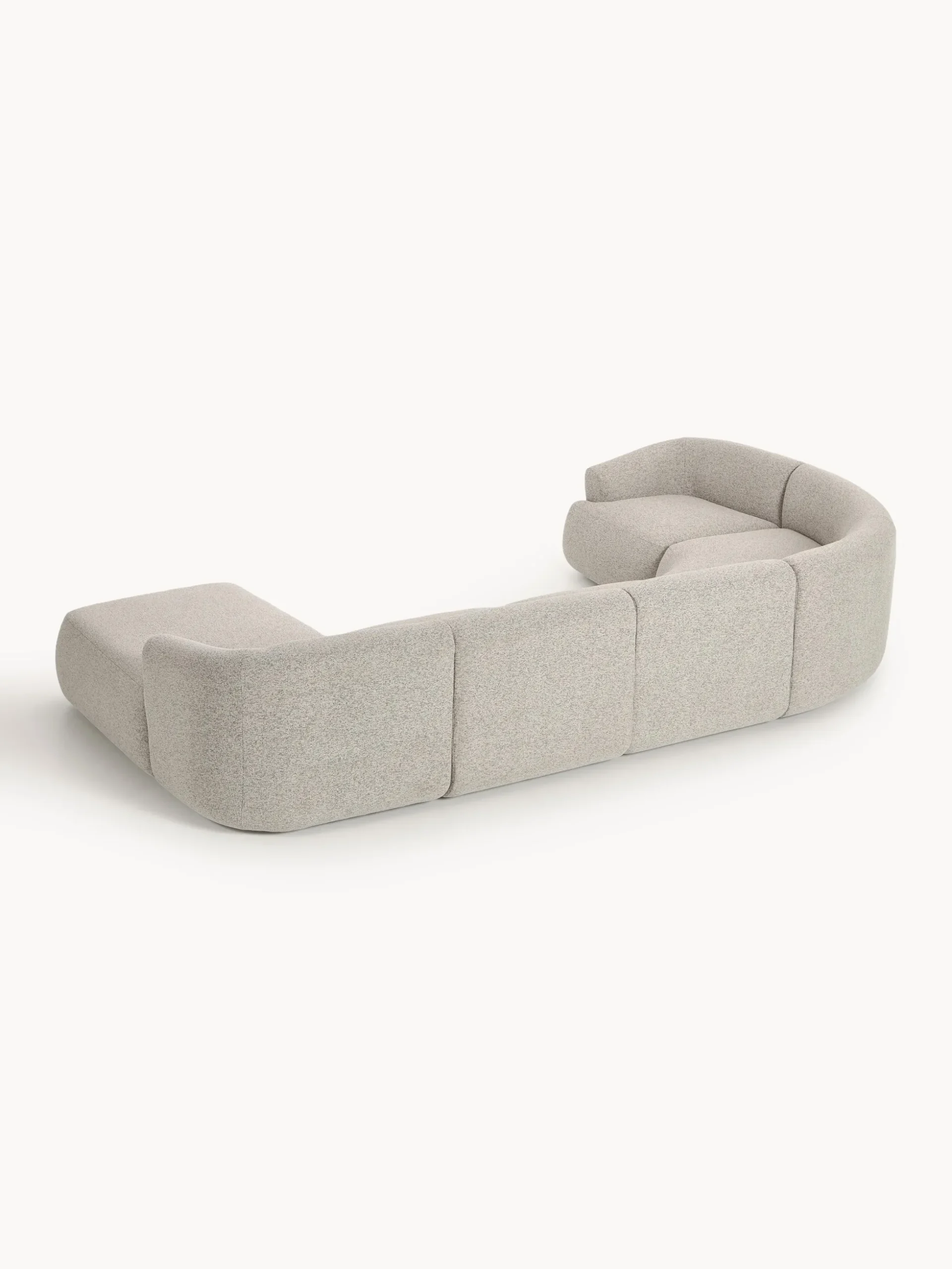 Divano XL componibile in bouclé Sofia