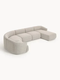 Divano XL componibile in bouclé Sofia