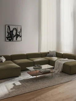 Divano XL componibile in bouclé Lennon