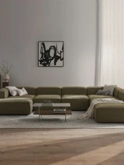 Divano XL componibile in bouclé Lennon