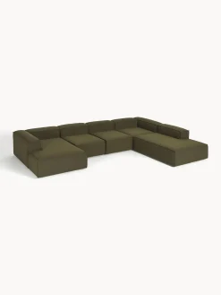 Divano XL componibile in bouclé Lennon