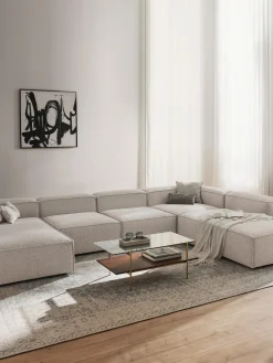 Divano XL componibile in bouclé Lennon