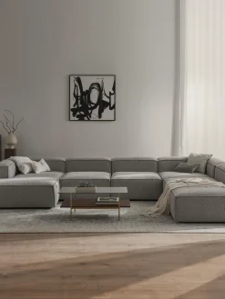 Divano XL componibile in bouclé Lennon