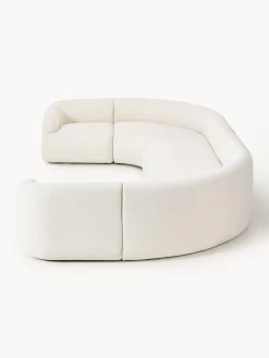 Divano XL componibile in bouclé Sofia