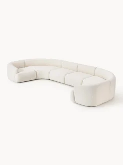Divano XL componibile in bouclé Sofia