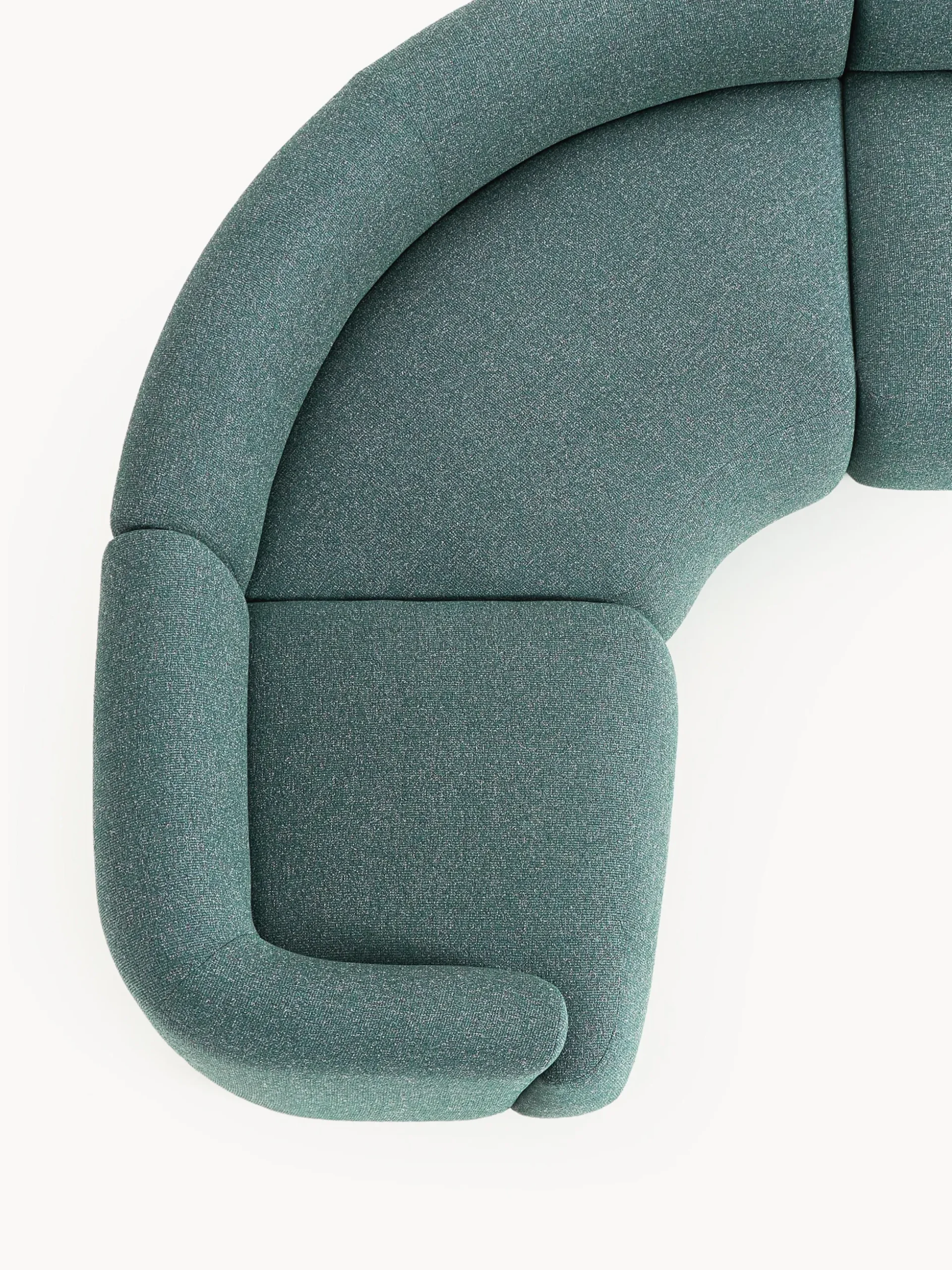 Divano XL componibile in bouclé Sofia