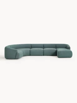 Divano XL componibile in bouclé Sofia