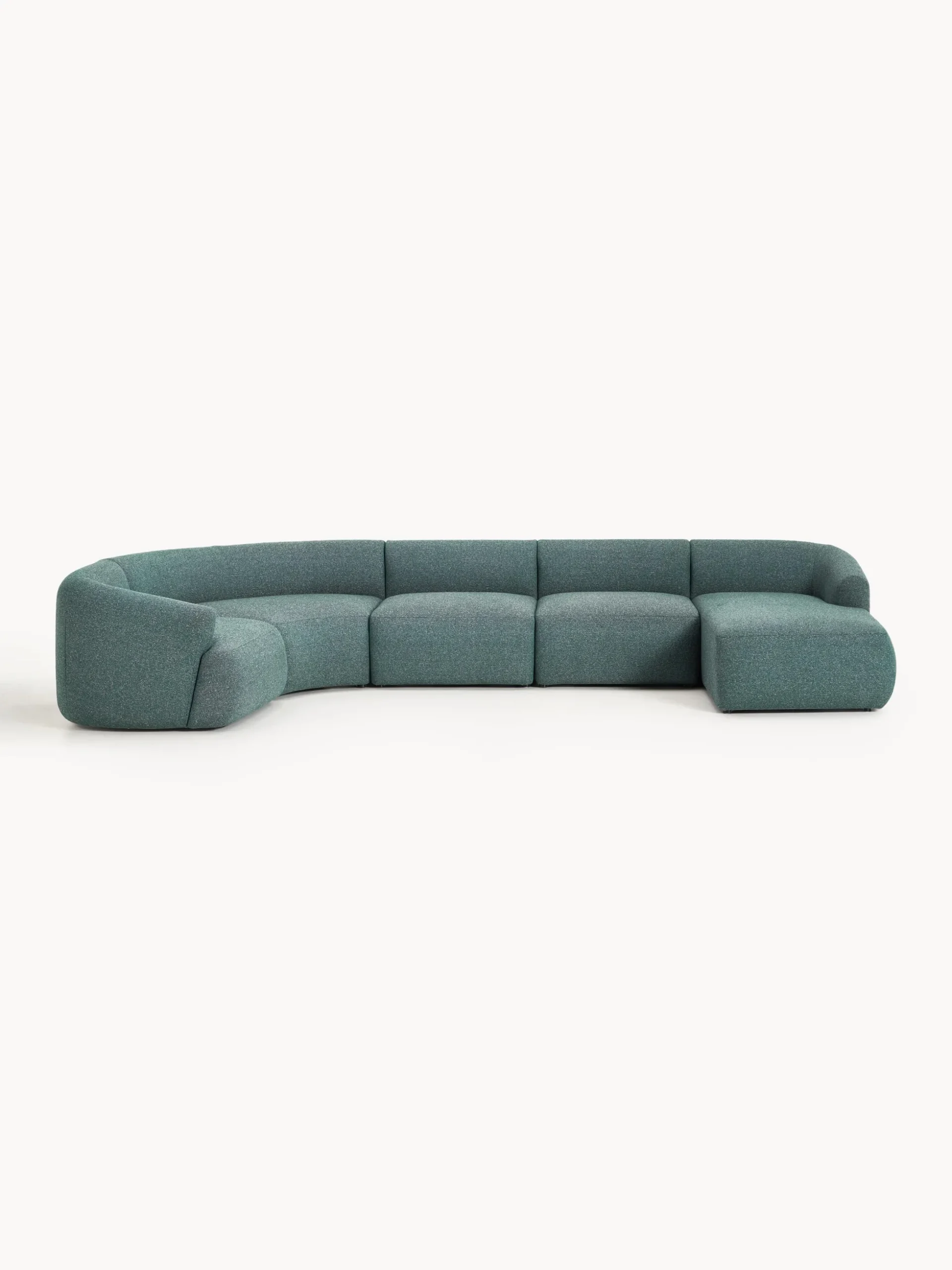 Divano XL componibile in bouclé Sofia