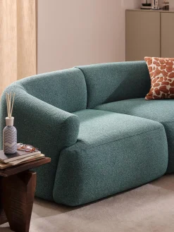 Divano XL componibile in bouclé Sofia