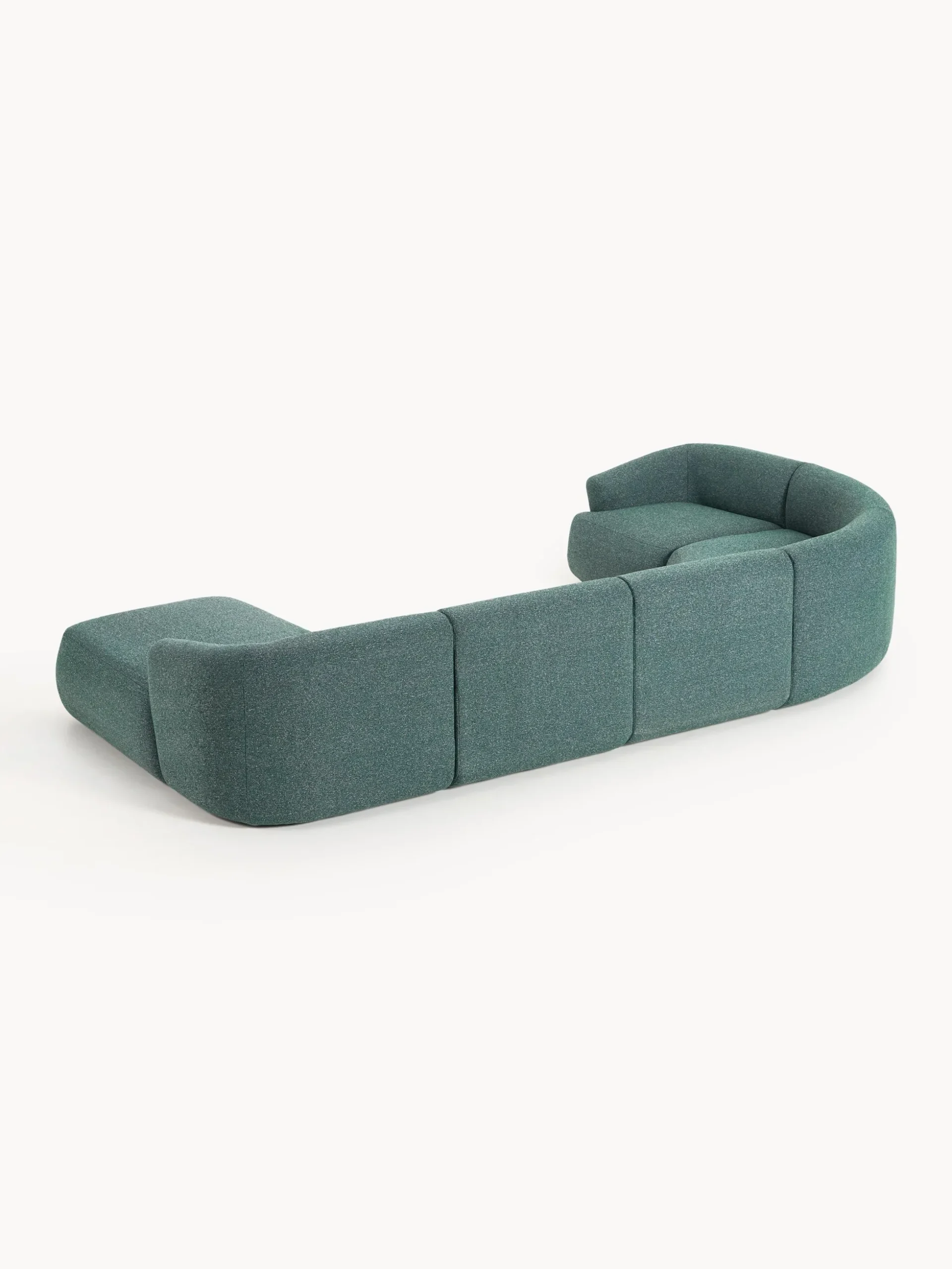 Divano XL componibile in bouclé Sofia
