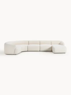 Divano XL componibile in bouclé Sofia