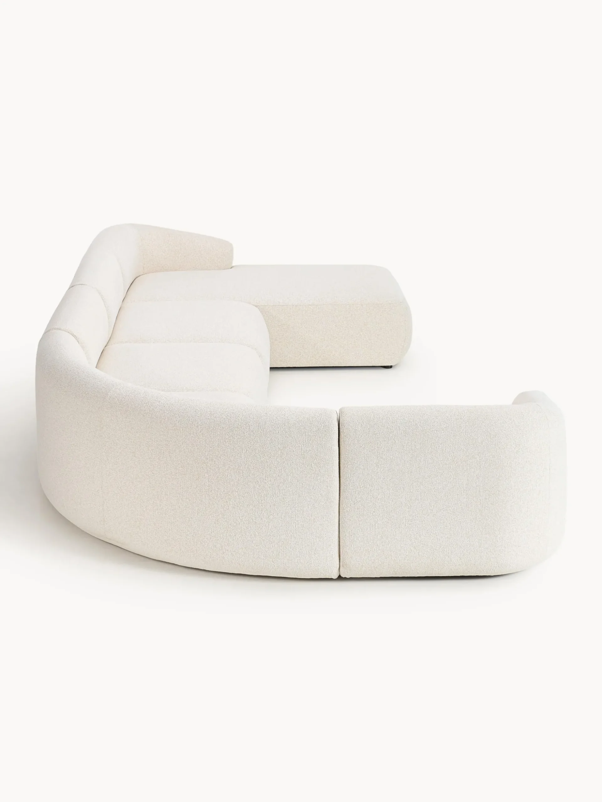 Divano XL componibile in bouclé Sofia