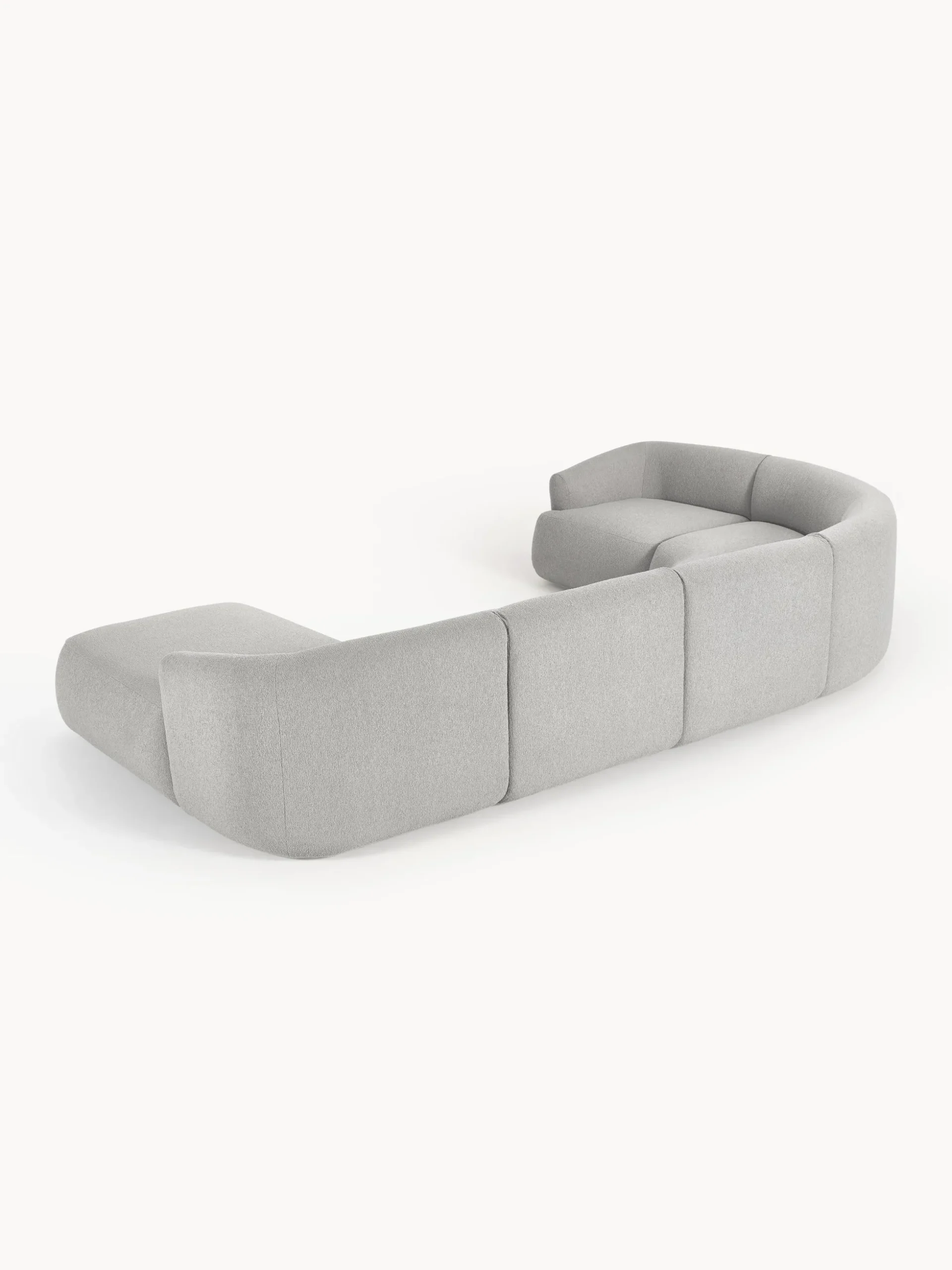 Divano XL componibile in bouclé Sofia