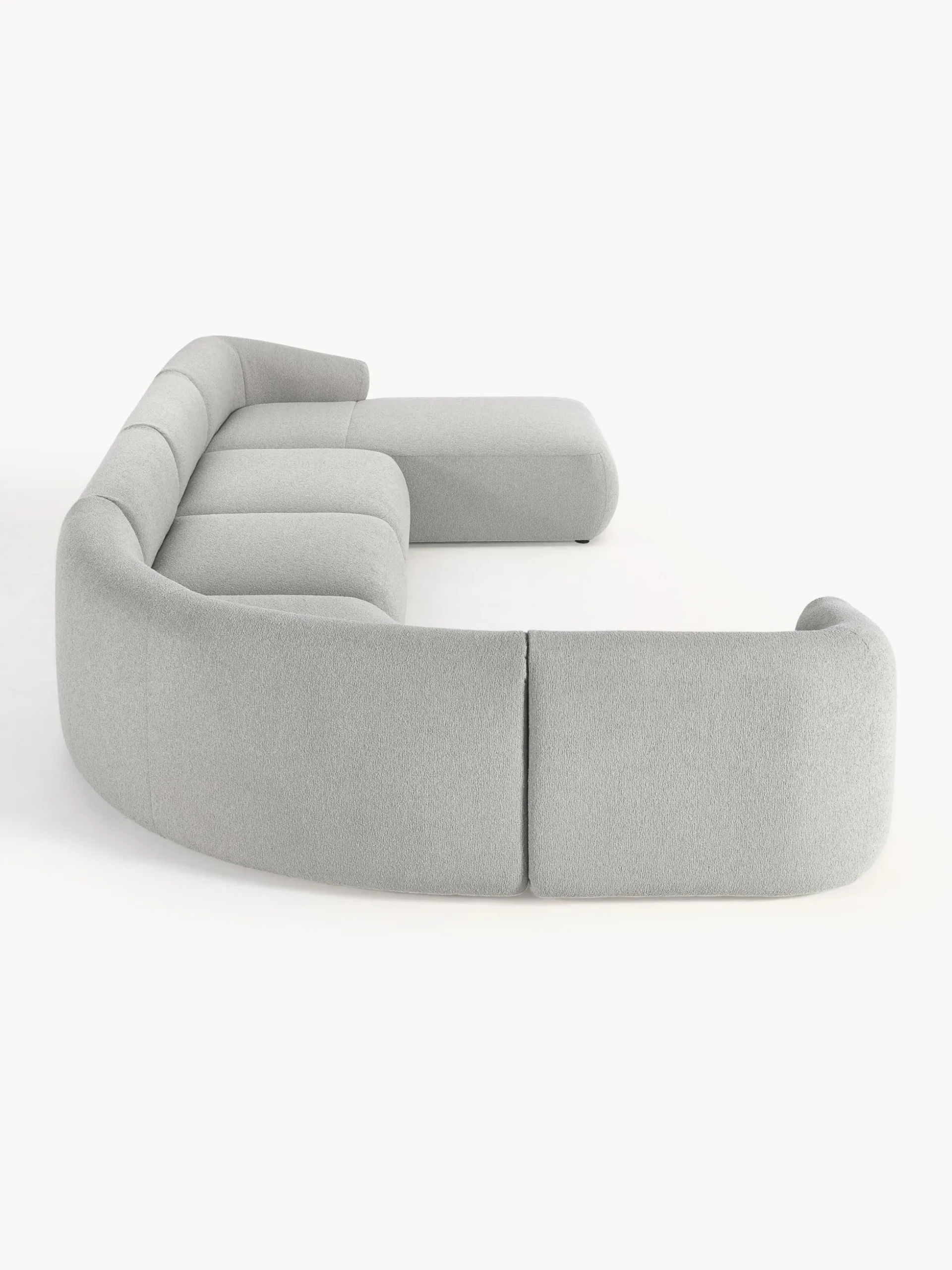 Divano XL componibile in bouclé Sofia