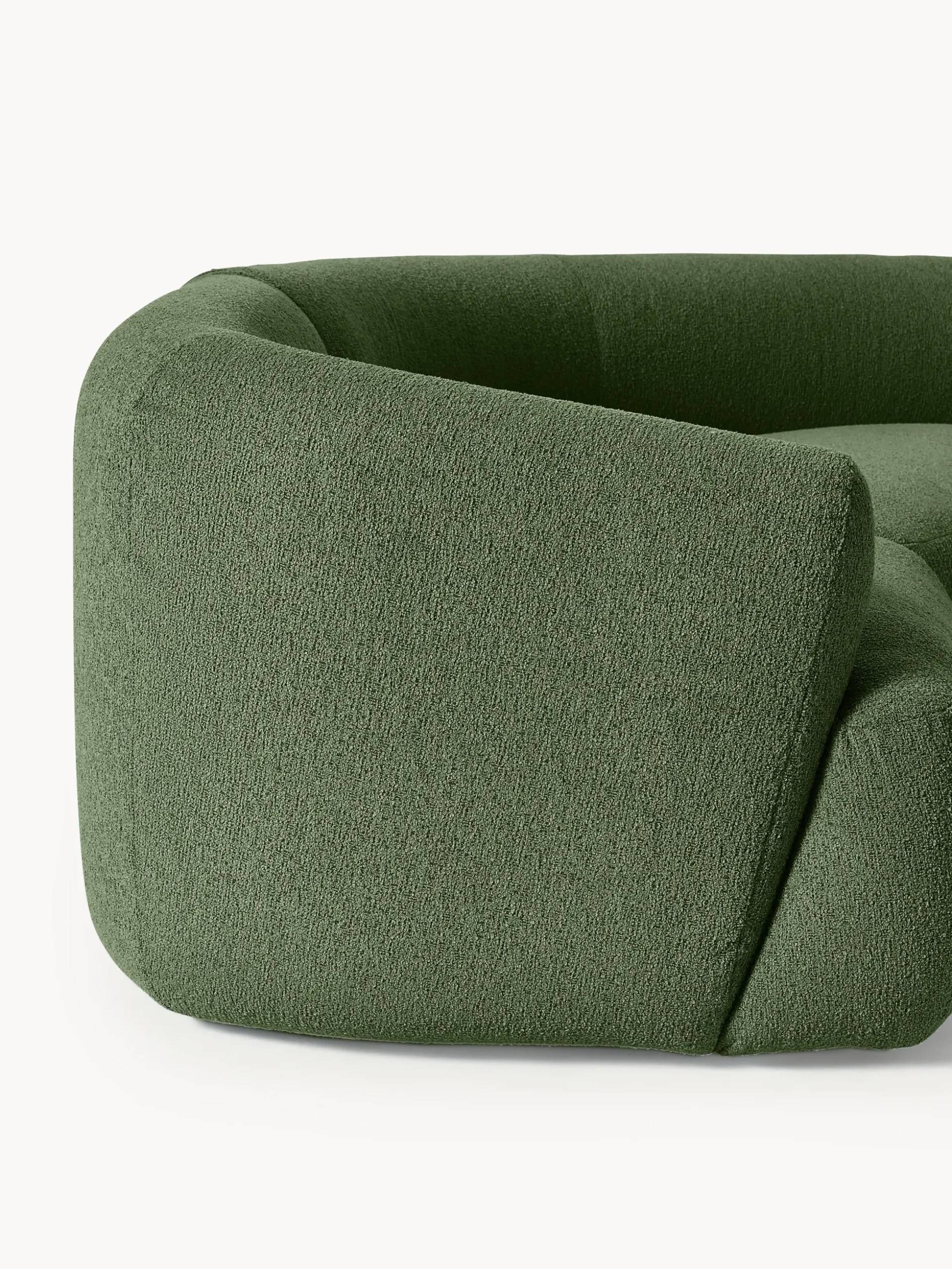 Divano XL componibile in bouclé Sofia