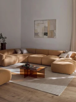 Divano XL componibile in bouclé Sofia