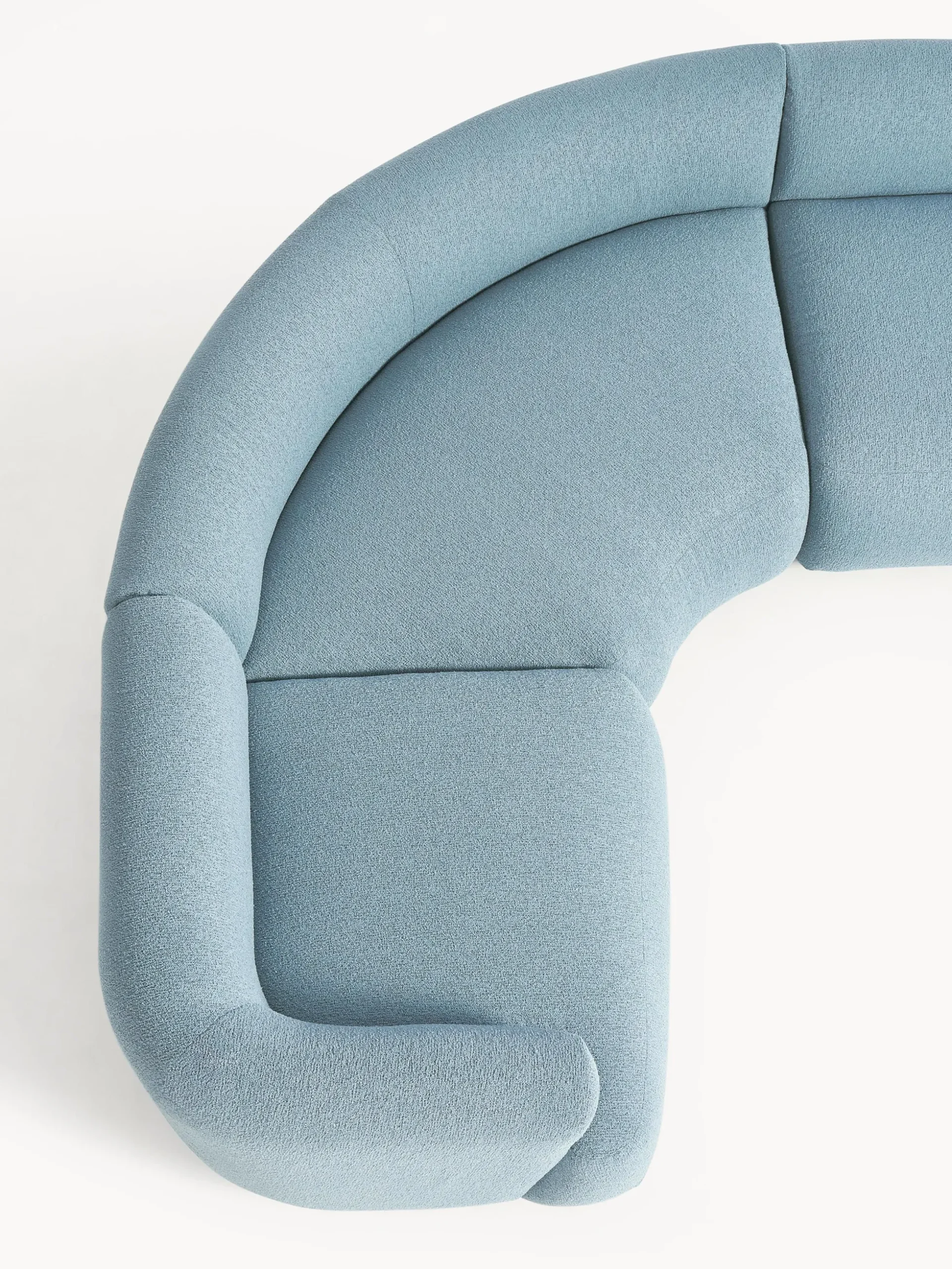 Divano XL componibile in bouclé Sofia