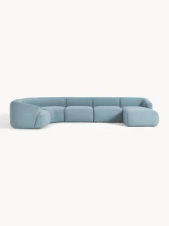 Divano XL componibile in bouclé Sofia