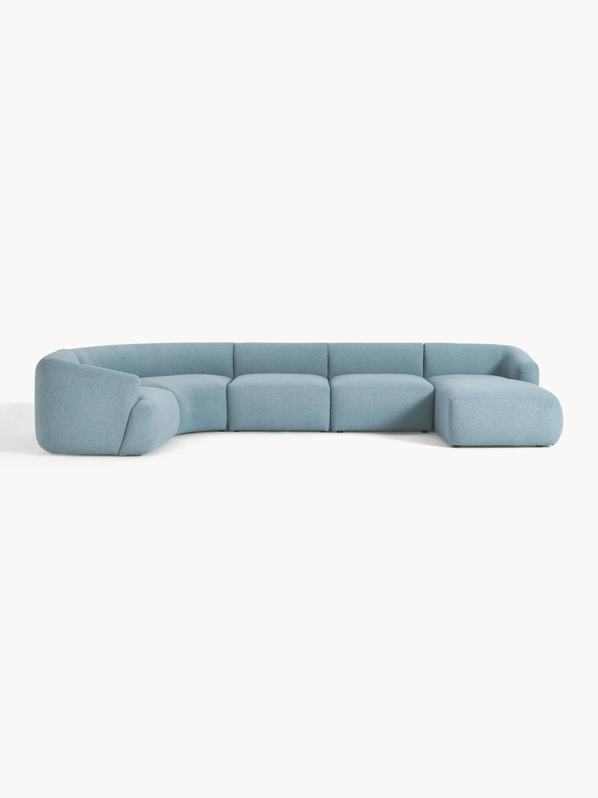 Divano XL componibile in bouclé Sofia