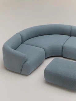 Divano XL componibile in bouclé Sofia