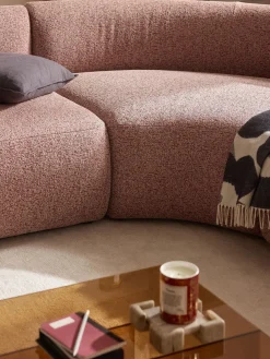 Divano XL componibile in bouclé Sofia