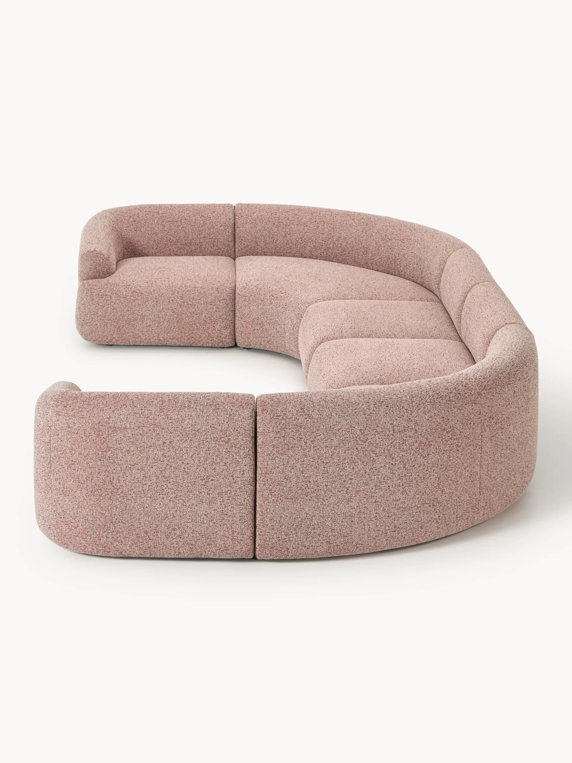 Divano XL componibile in bouclé Sofia