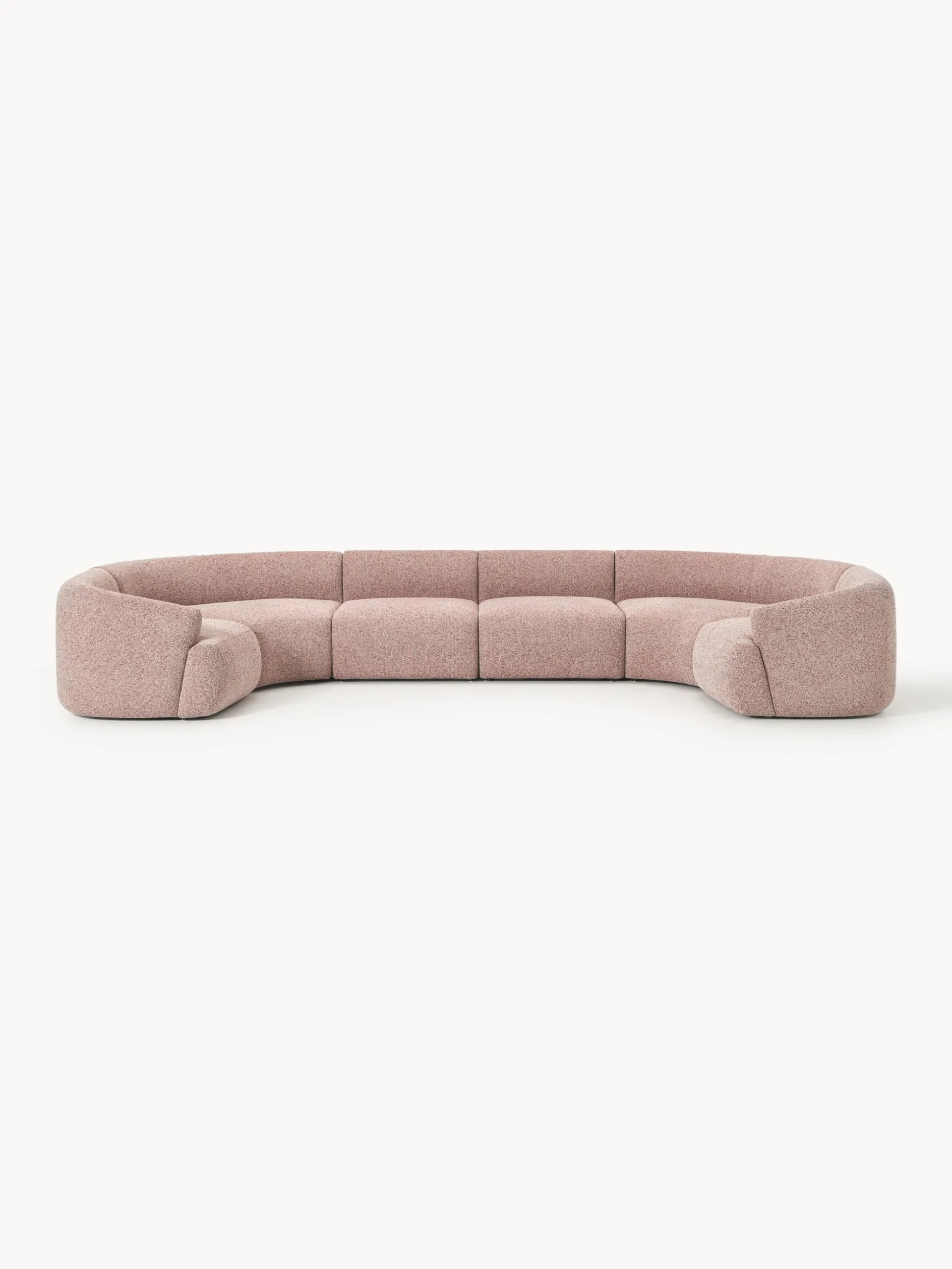 Divano XL componibile in bouclé Sofia
